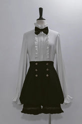 White Anxious Rabbit Long Sleeves Ouji Fashion Gothic Lolita Blouse